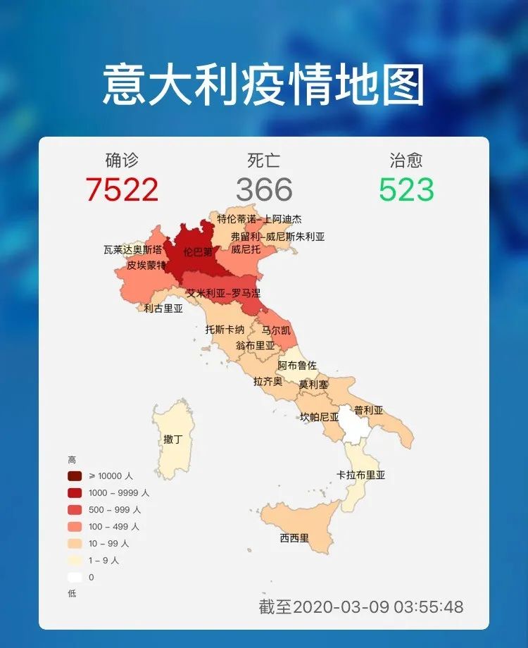 意大利实时疫情最新分析报告